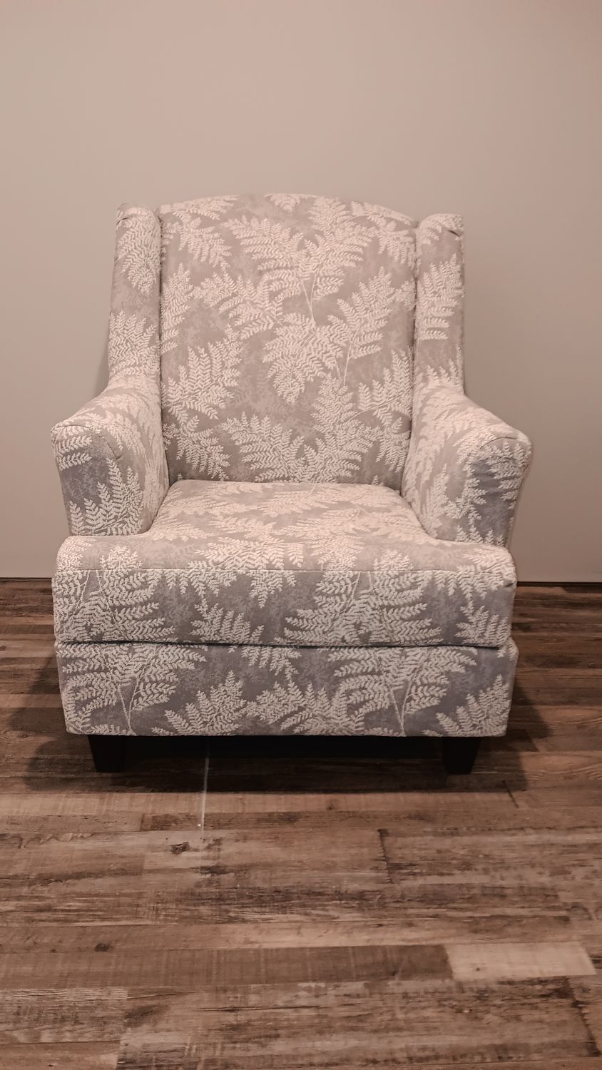 Fernvalley BlueGrey Accent Chair