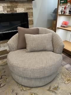 Birch Chapman-Latte Swivel Chair