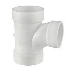 3" x 3" x 1-1/2" Sanitary Tee PVC