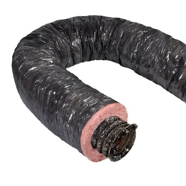 25' Flex Duct-Black Jacket