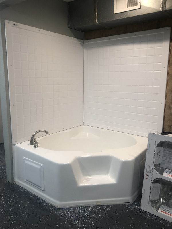 54 x 54 Corner 2pc Plastic Surround