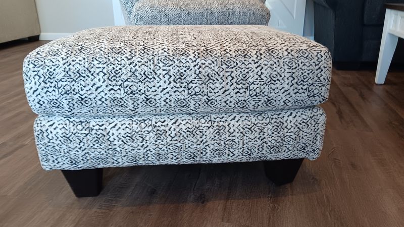 Twilight Inca-Pebble Ottoman