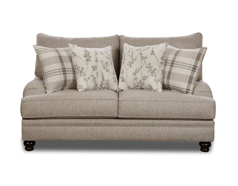 Madison Celadon Raffia Loveseat