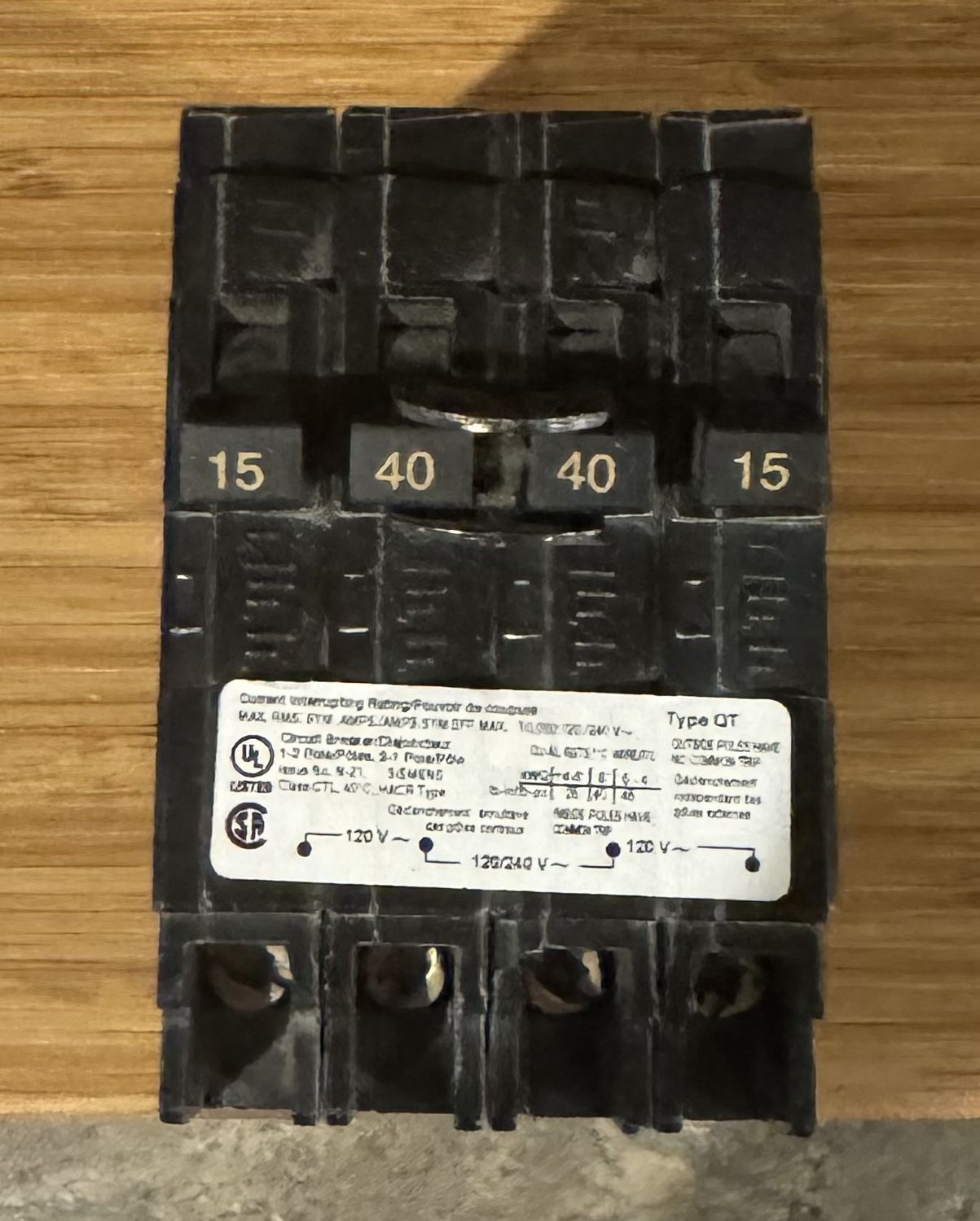 Quadplex Breaker 15/40/40/15