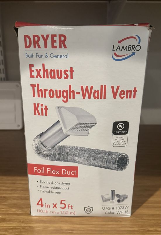 Dryer Vent Kit