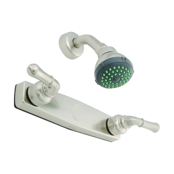 8'' SHOWER ONLY W/TPOT HNDLS & SHWR HEAD - BN