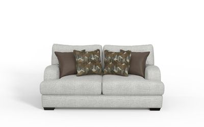 Garland Fluffdaddy Alabaster Loveseat