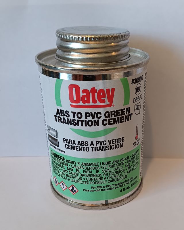 ABS to PVC Transition Cement 4oz