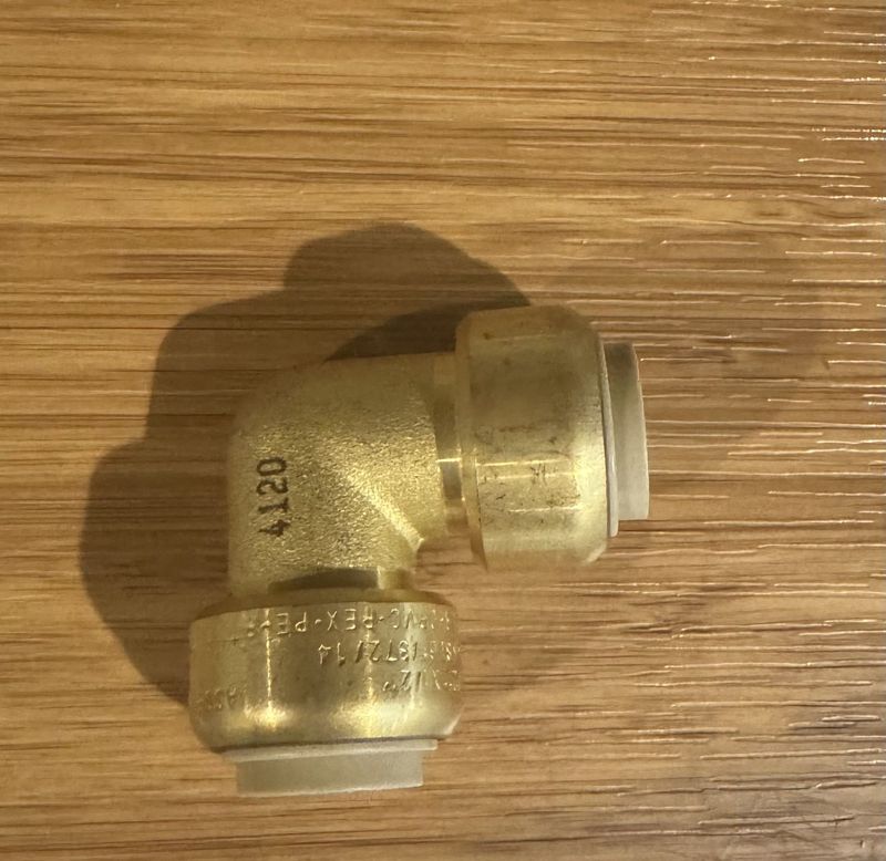 1/2" Brass Elbow SharkBite