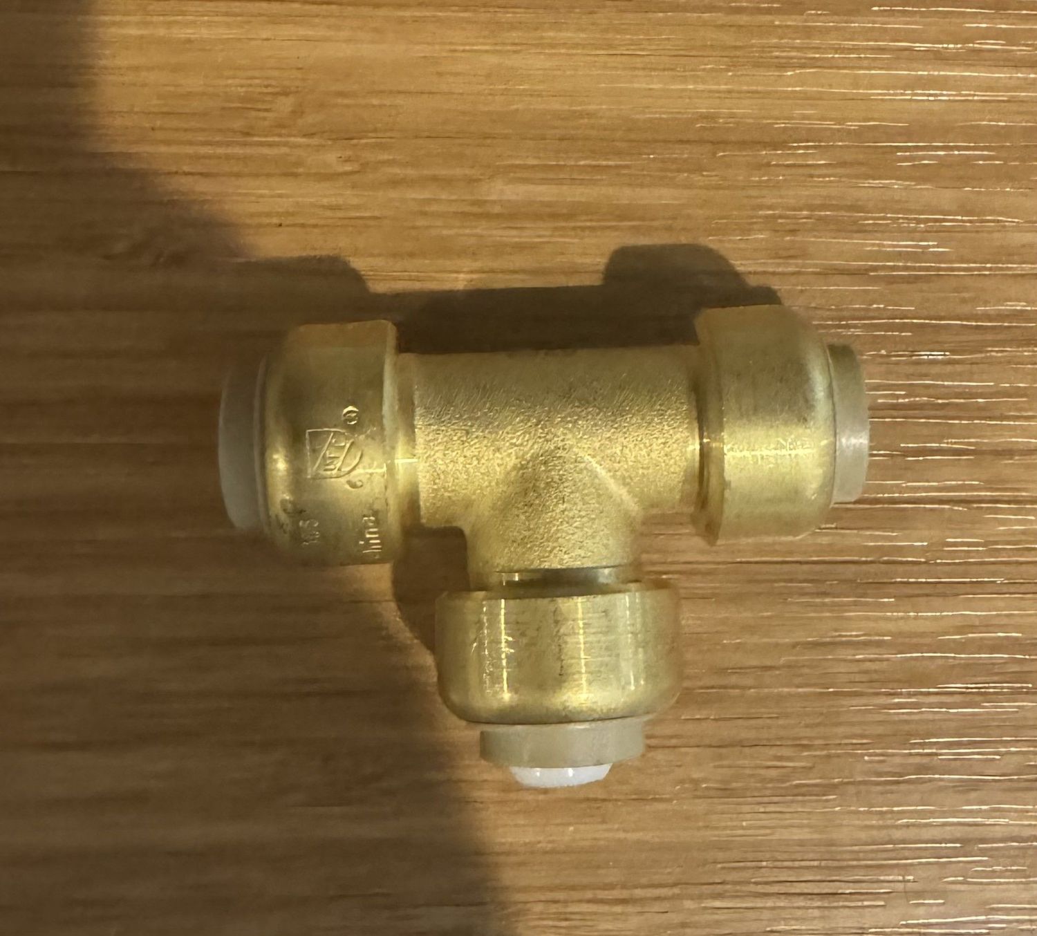 1/2" Brass Tee Sharkbite