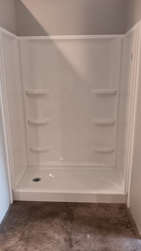 27x54 Lyons LH Shower Pan Biscuit