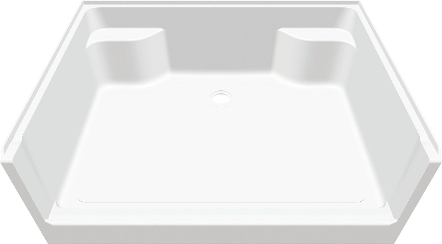 42x54 Lyons Shower Pan White