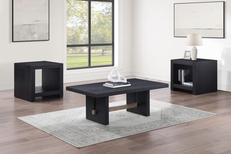 Aubrey Black Cocktail Table