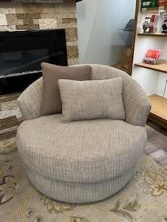 Rally Birch Swivel Accent Chair