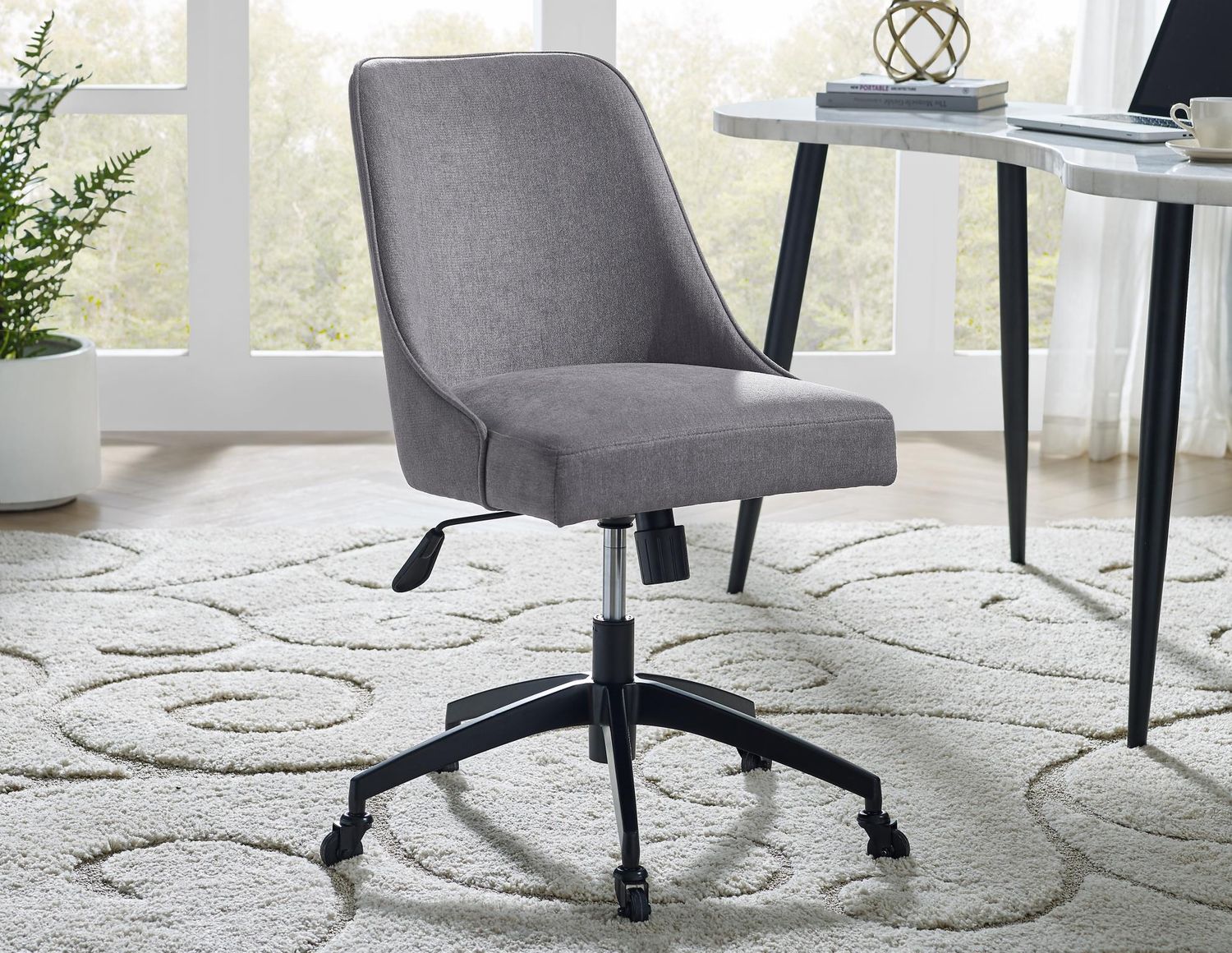 Kinsley Swivel Upholstered Desk Chair