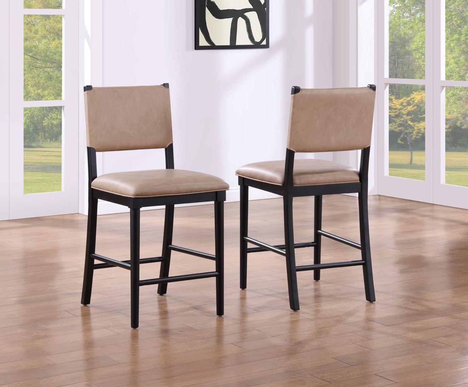 Oslo Black Counter Chair