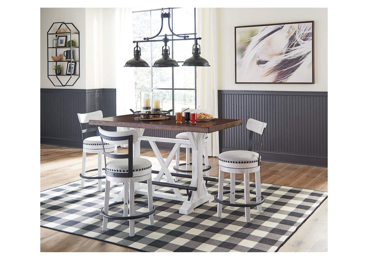 Valebeck Counter Table Dining Set