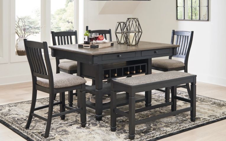 Ashley-Tyler Creek Counter Dining Set