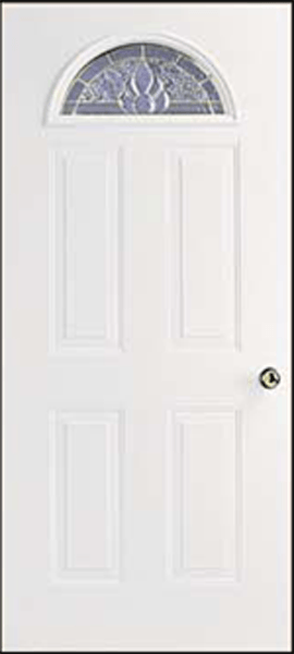 Steel Outswing Decorative Sunburst