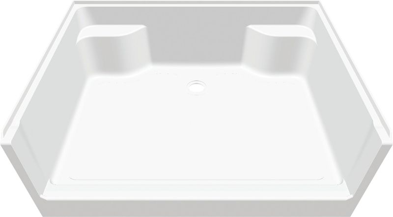 42x54 Lyons Shower Pan White