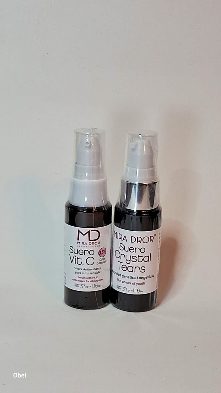 Anti-edad y pieles secas (vitamina c y suero crystal tears)