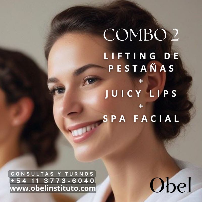 COMBO 2- Lifting de pestañas +Juicy Lips+Spa Facial COMBO 2- Lifting de pestañas +Juicy Lips+Spa Facial