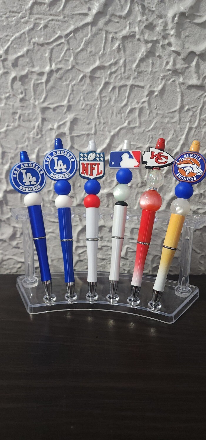 Sports Beaded Pens