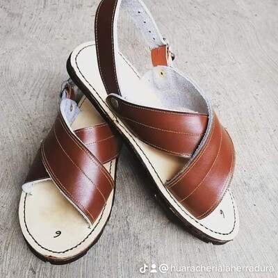 HUARACHE PIEL MATE