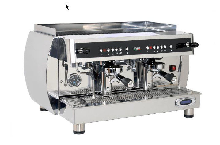 SIEBTRÄGER-KAFFEMASCHINE  ORO Elegante 2 Gruppen
