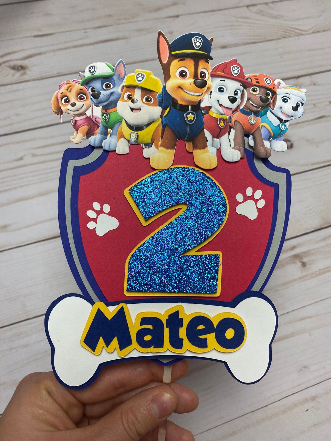 Paw Partrol Cake Topper