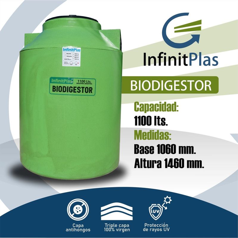 Biodigestor 1100Lts