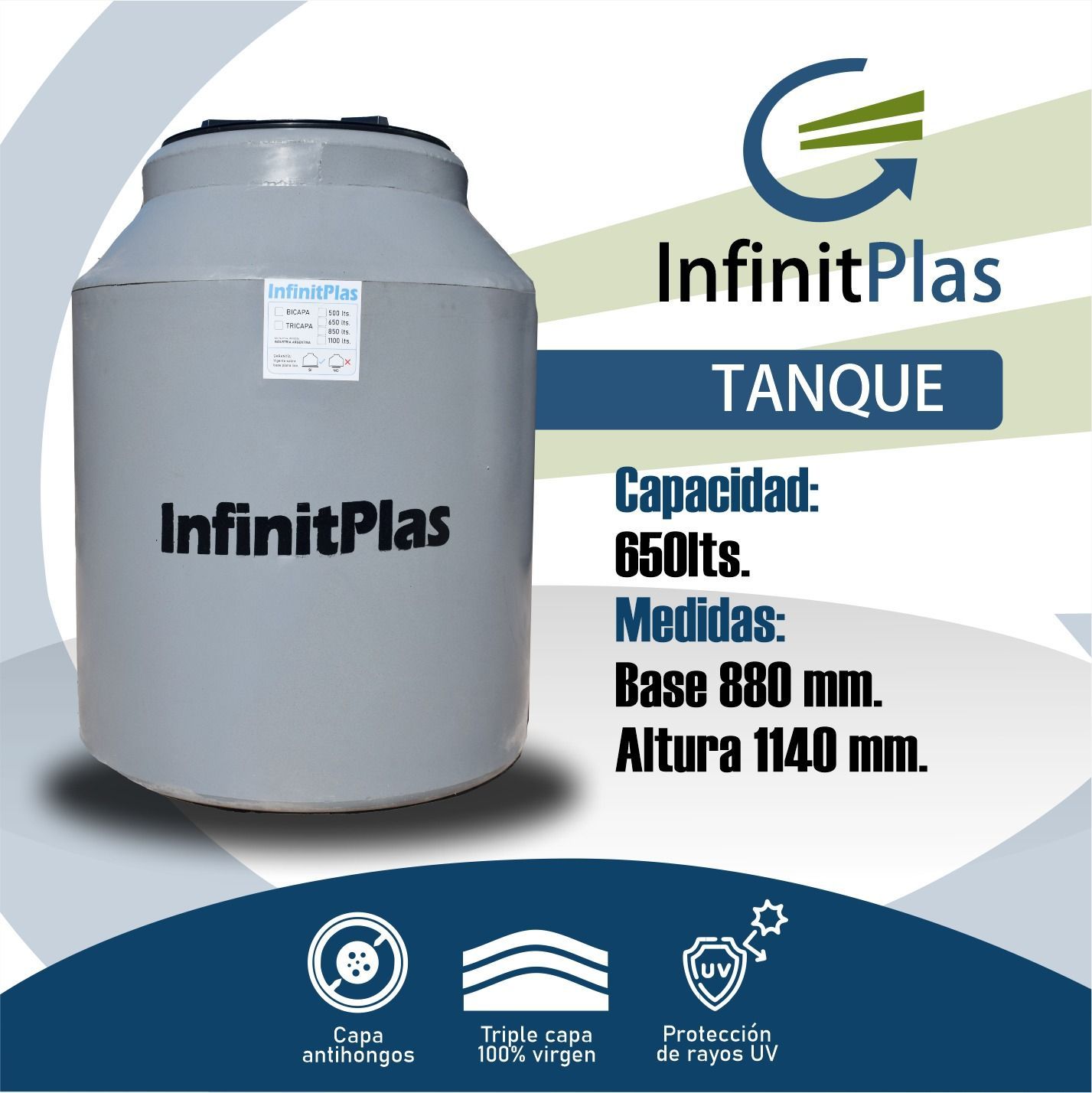 Tanque 650Lts