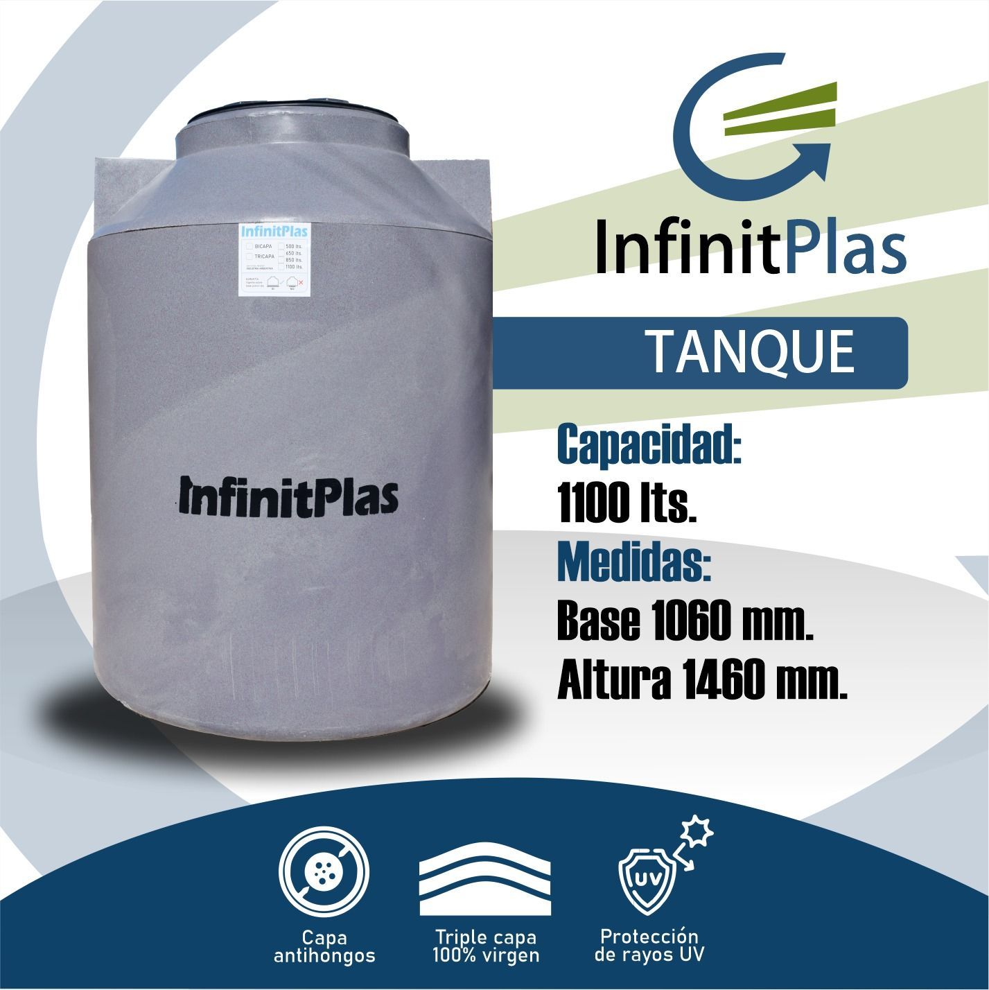 Tanque 1100Lts