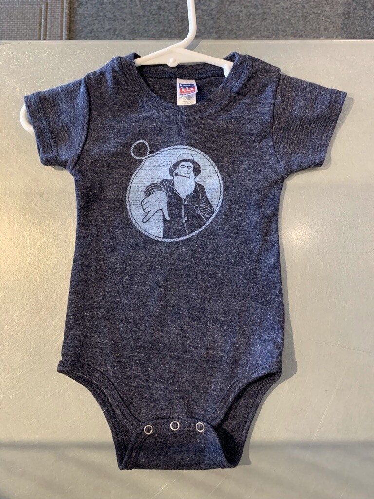 Captain Doug Onesie, Color: Navy, Size: 3-6 months