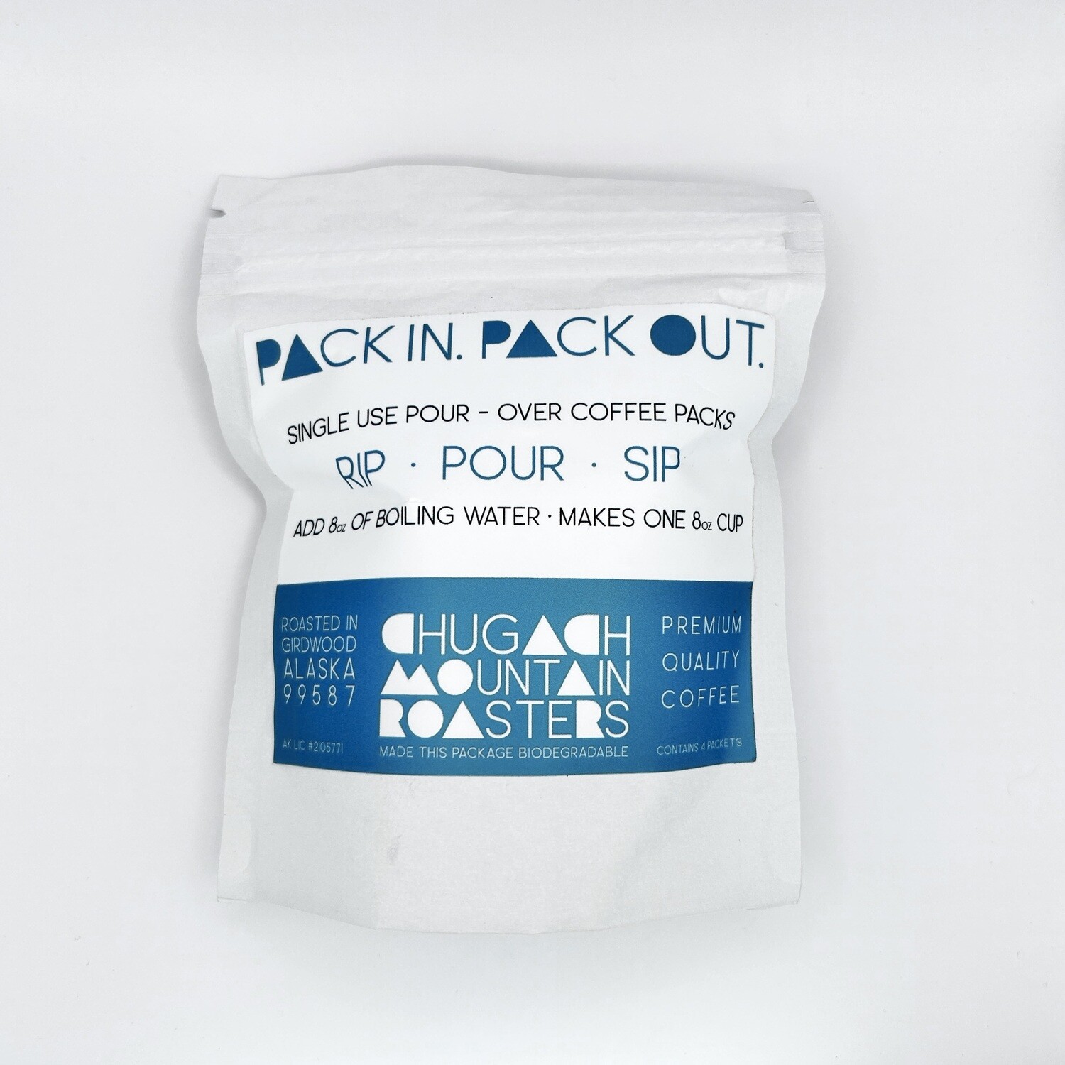 Pack In Pack Out Pour Over Coffee Packs