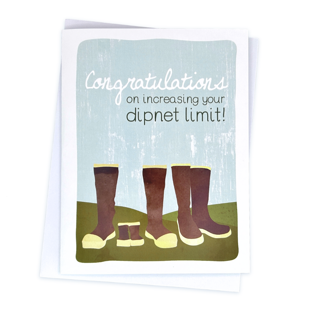 Dipnet Count Greeting Card