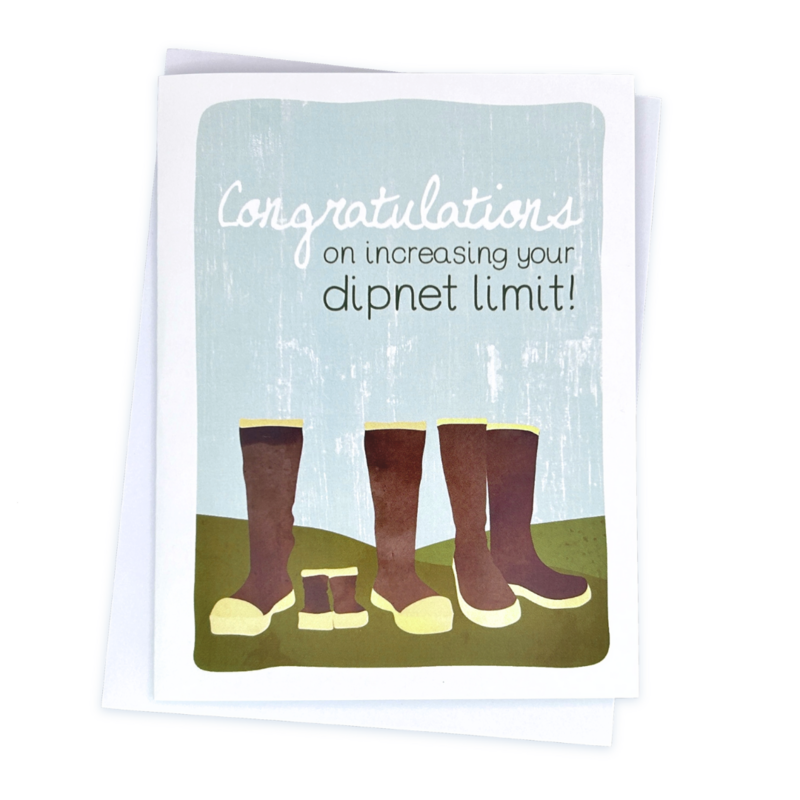 Dipnet Count Greeting Card
