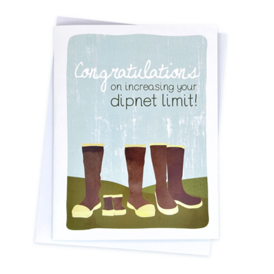 Dipnet Count Greeting Card