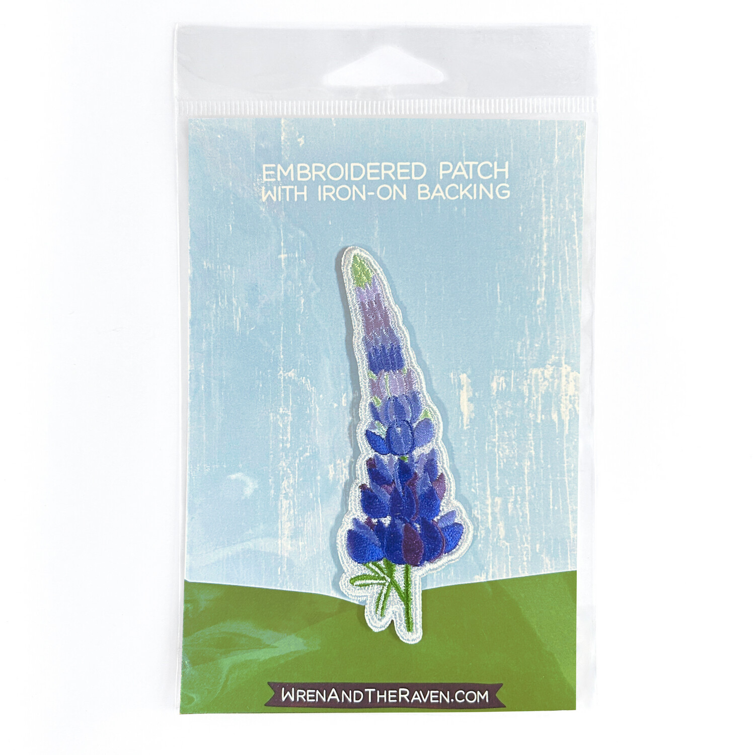 Lupine Iron-On Patch