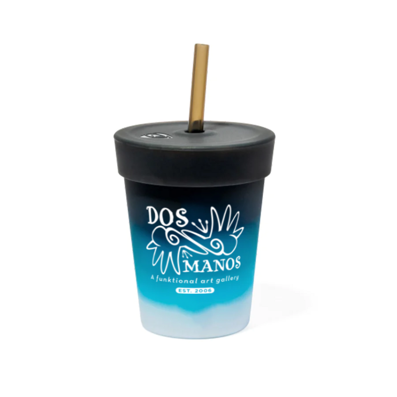 Dos Manos Silipint Kid's Cup w/ Lid &amp; Straw (8oz)