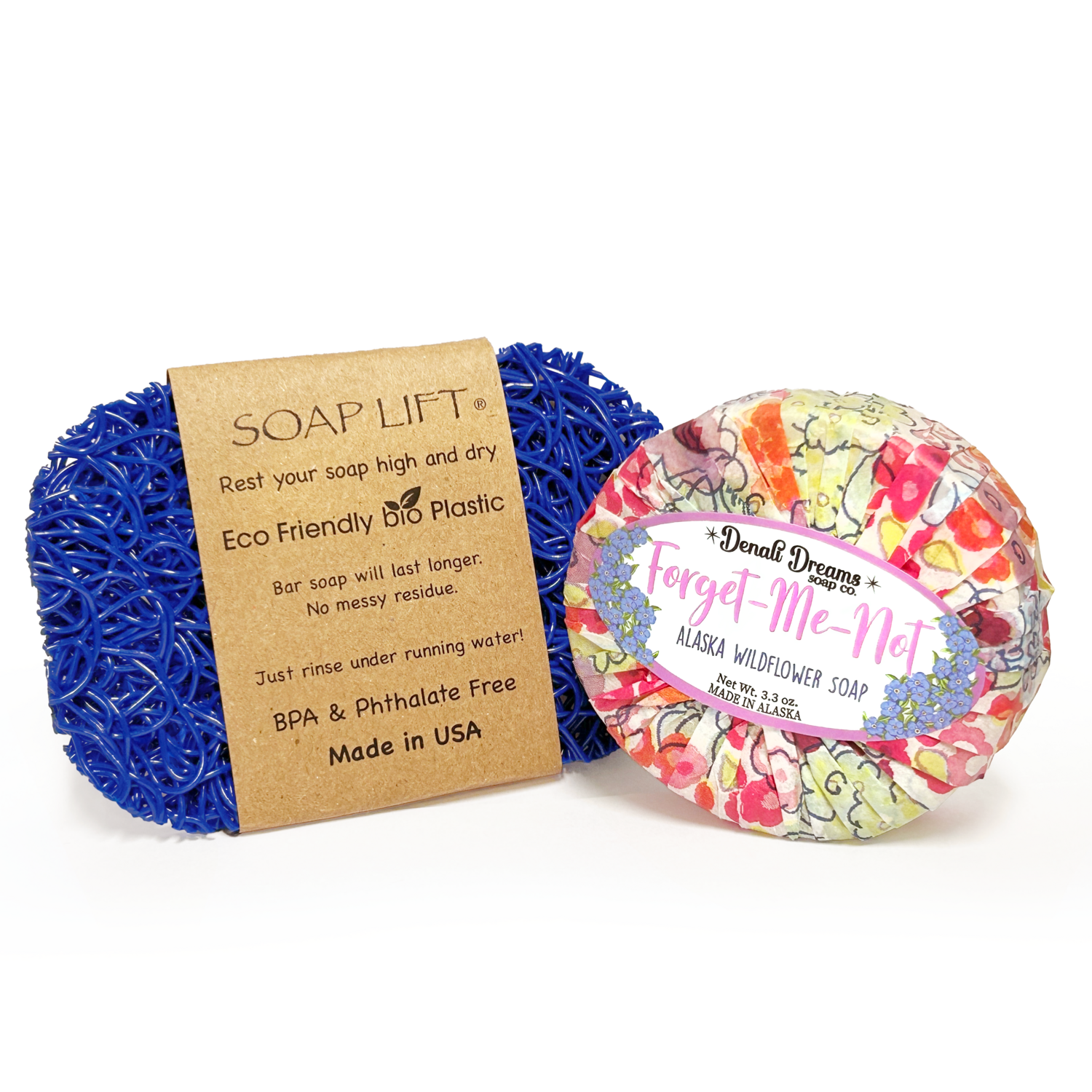 Forget-Me-Not Wildflower Soap &amp; Soap Lift