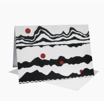 Midnight Summer Sunset Greeting Card