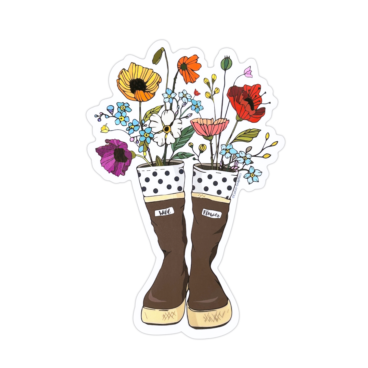 Sticker | Boots &amp; Bouquets
