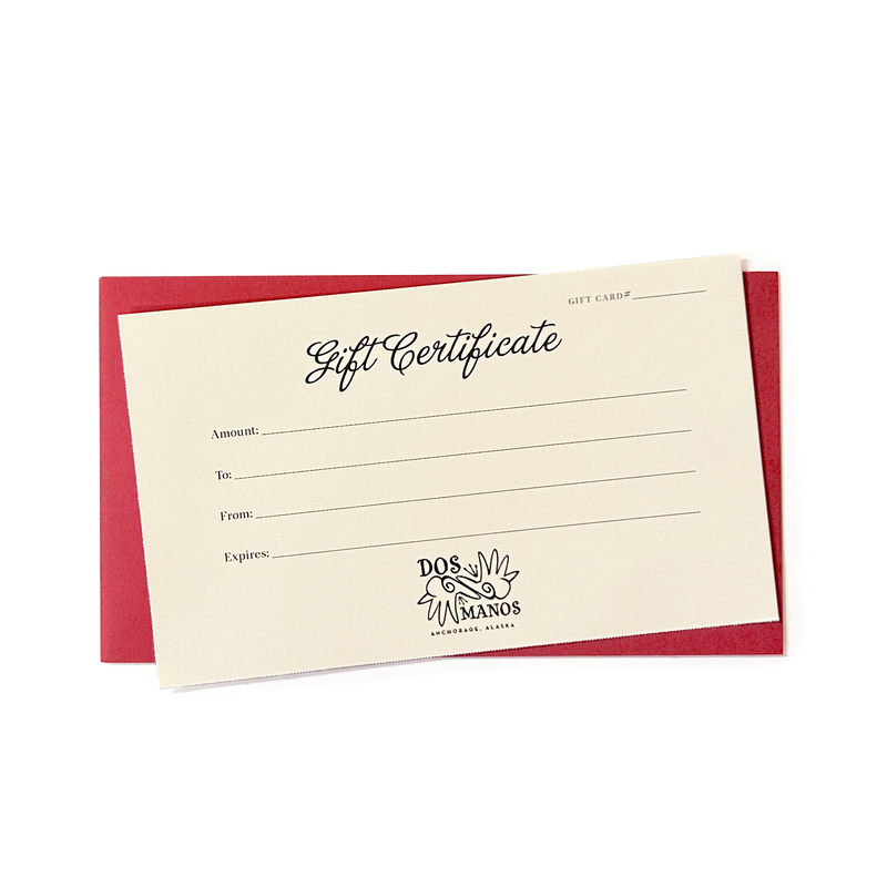 Dos Manos Gift Card