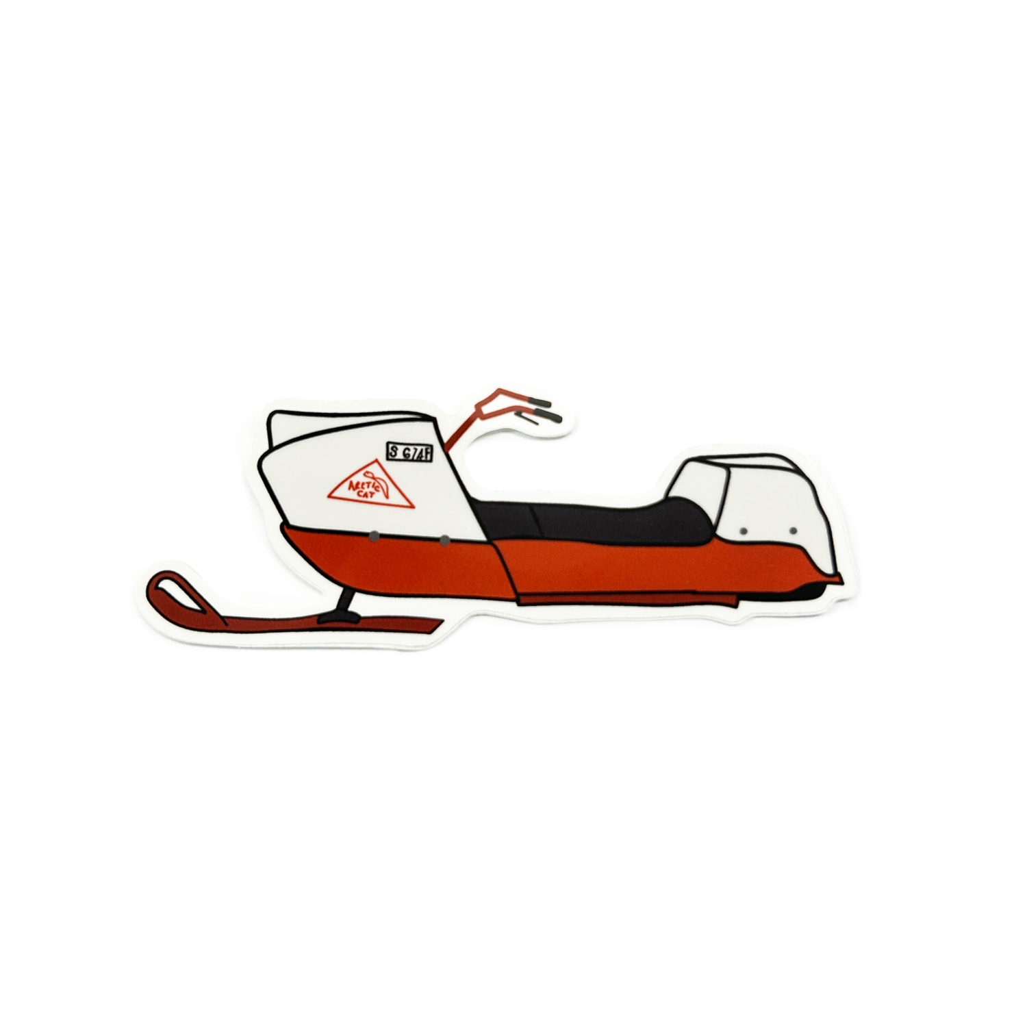 Arctic Cat Red Sticker