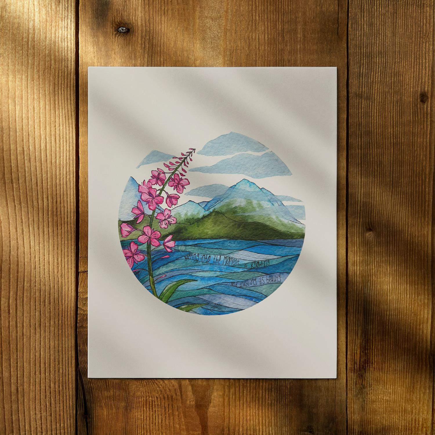 Print 8x10 | Tapping into the Moment (W)
