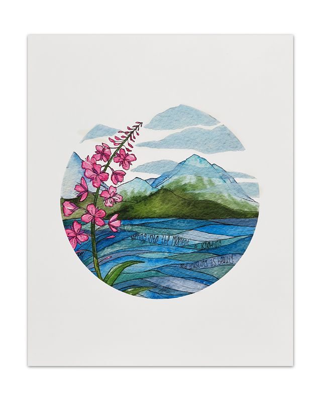 Print 8x10 | Tapping into the Moment (W)
