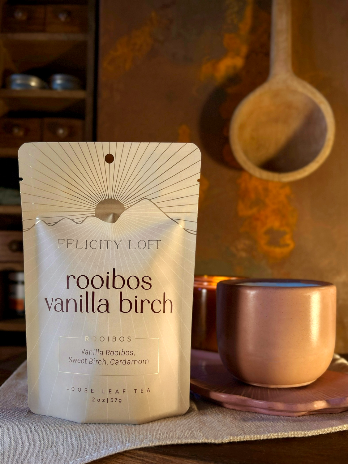 Rooibos Vanilla Birch Loose Leaf Tea