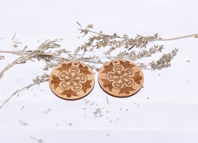 Alderwood Earrings | Forget-Me-Not