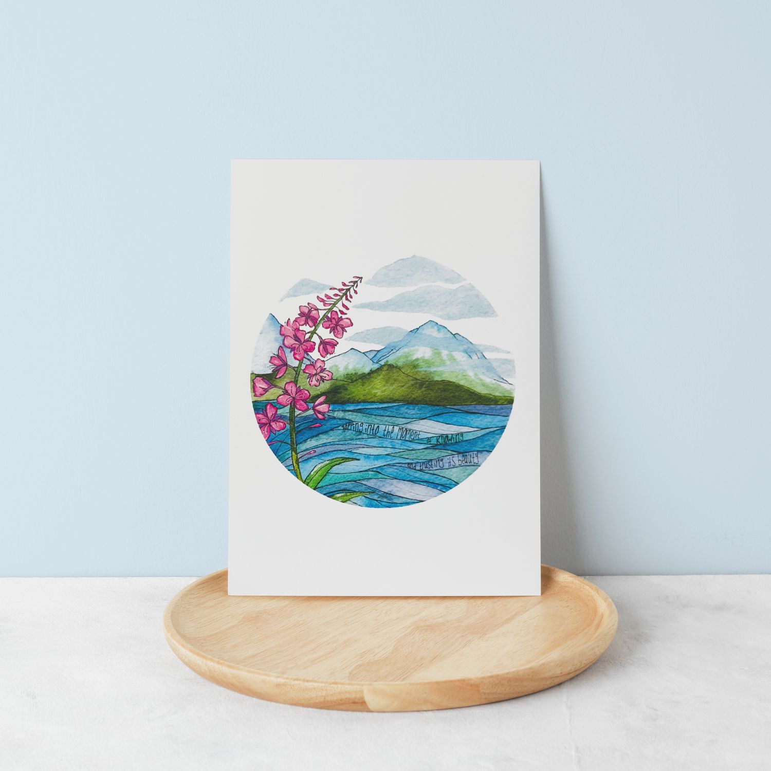 Giclee Print 5x7 | Tapping into the Moment